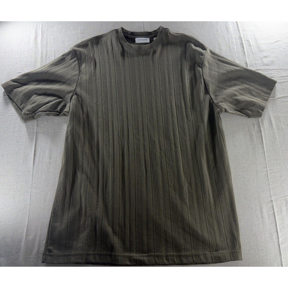 Concepts by Claiborne Men’s Premium Ribbed Knit Short Sleeve T-Shirt